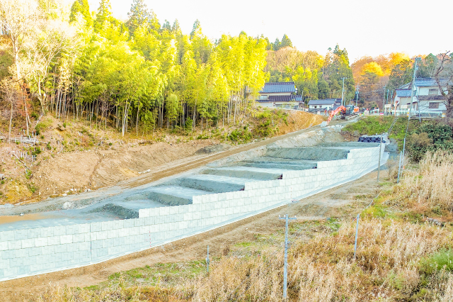 瀬領・下谷線道路整備工事